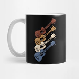 Retro Style Hawaii Uke Music Hawaiian Ukulele Mug